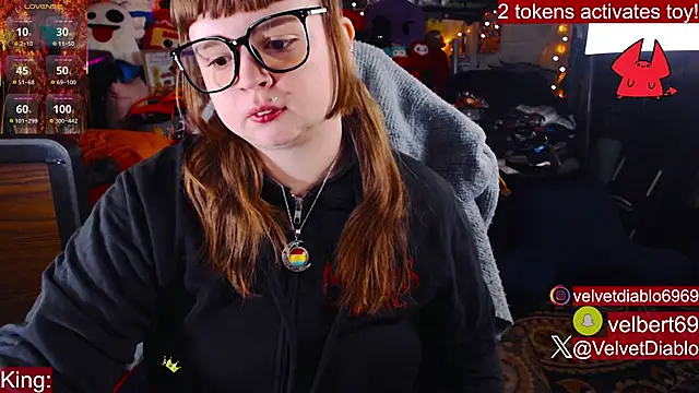 VelvetDiablo online show from 11.26.25