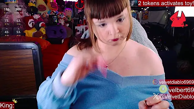 VelvetDiablo online show from 01.07.26