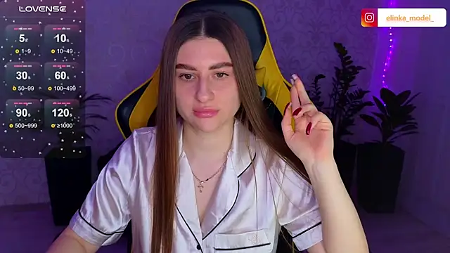 Snapshot of Elishka_ chatting on 02.22.25 Elishka online show from 02.22.25