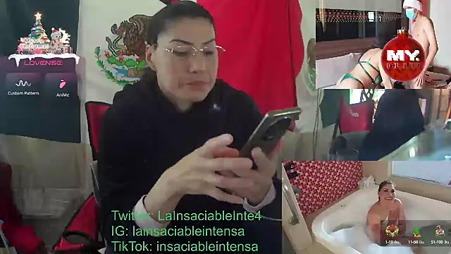 LaInsaciableIntensa online show from 01.10.25