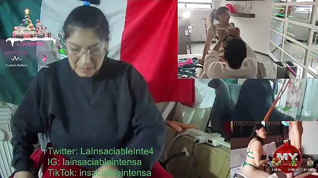 LaInsaciableIntensa online show from 01.20.25