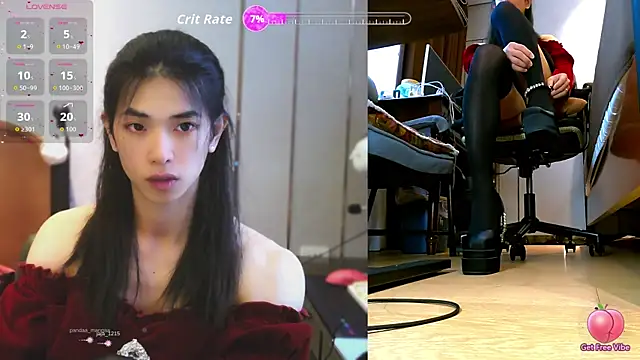 Snapshot of CrytinaSissyCrossdress chatting on 02.23.26 CrytinaSissyCrossdress online show from 02.23.26