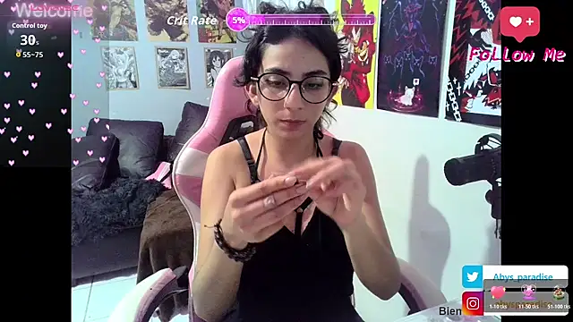 Snapshot of Abysparadise chatting on 11.07.25 Abysparadise online show from 11.07.25