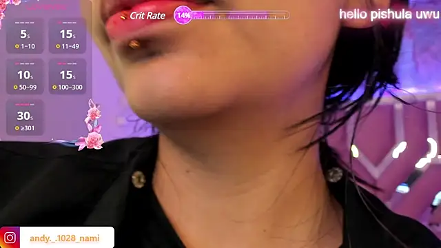 Snapshot of Nami_usagi chatting on 01.22.25 Nami usagi online show from 01.22.25