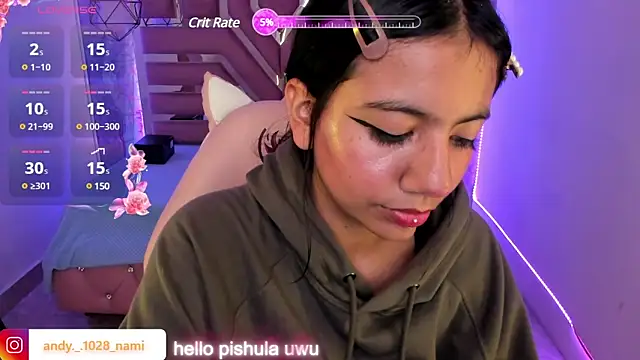 Snapshot of Nami_usagi chatting on 02.15.25 Nami usagi online show from 02.15.25