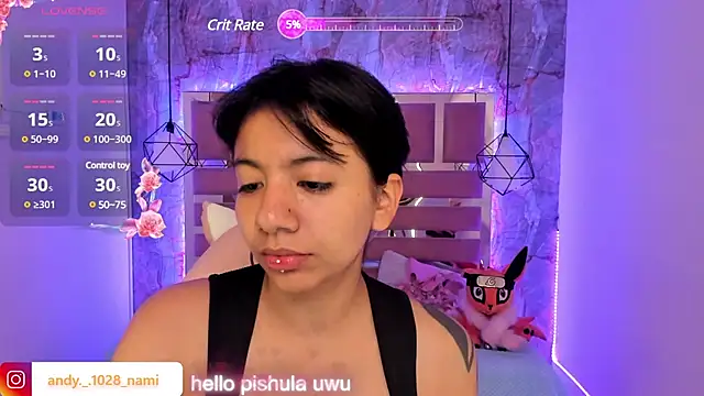 Snapshot of Nami_usagi chatting on 02.19.25 Nami usagi online show from 02.19.25