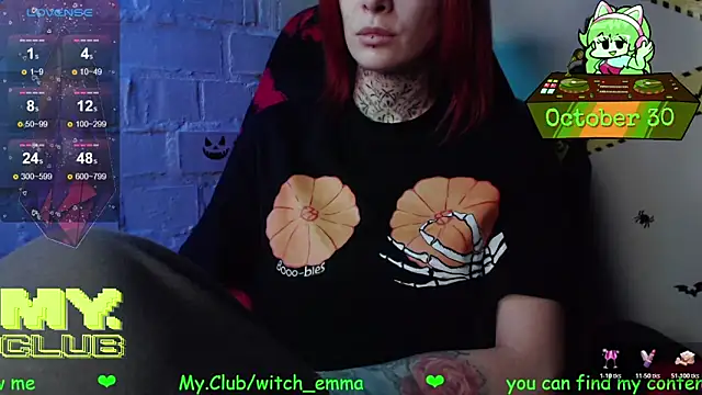 Witch Emma online show from 10.30.25