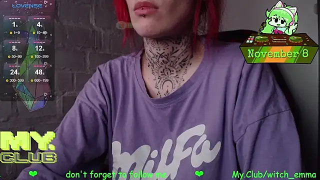 Witch Emma online show from 11.08.25