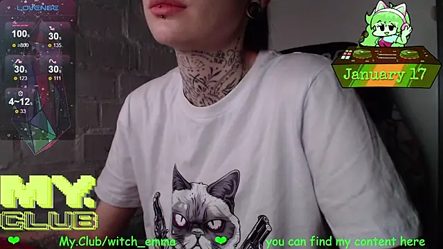 Snapshot of Witch_Emma chatting on 01.17.26 Witch Emma online show from 01.17.26