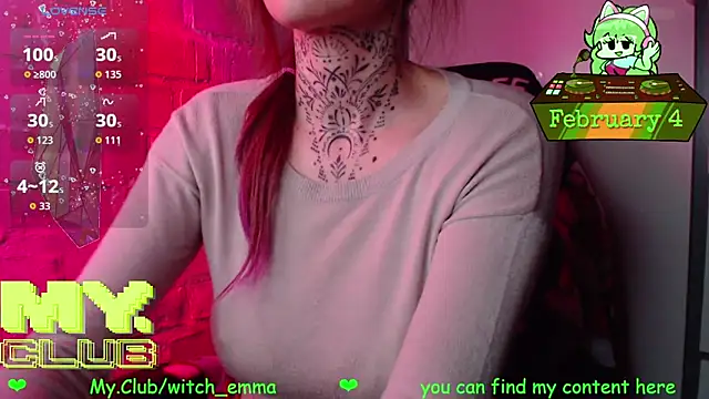 Snapshot of Witch_Emma chatting on 02.04.26 Witch Emma online show from 02.04.26