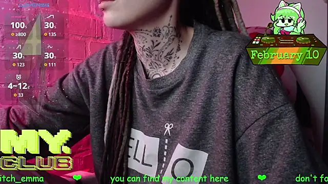 Snapshot of Witch_Emma chatting on 02.10.26 Witch Emma online show from 02.10.26