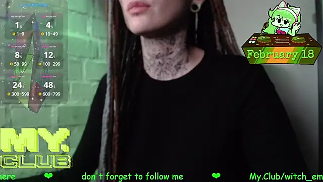 Snapshot of Witch_Emma chatting on 02.18.26 Witch Emma online show from 02.18.26