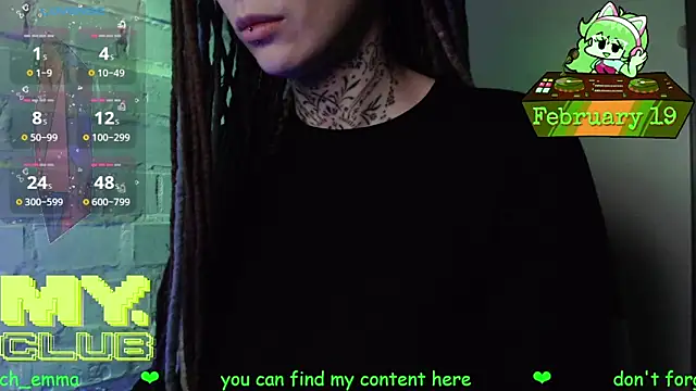 Snapshot of Witch_Emma chatting on 02.19.26 Witch Emma online show from 02.19.26