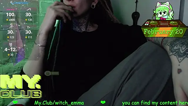 Snapshot of Witch_Emma chatting on 02.20.26 Witch Emma online show from 02.20.26