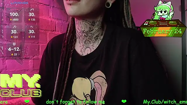 Snapshot of Witch_Emma chatting on 02.24.26 Witch Emma online show from 02.24.26