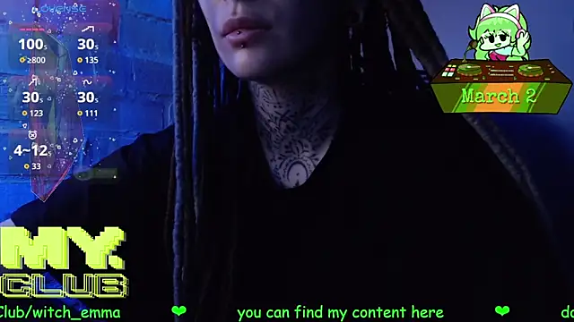 Snapshot of Witch_Emma chatting on 03.02.26 Witch Emma online show from 03.02.26
