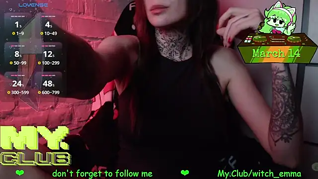 Witch Emma online show from 03.14.26