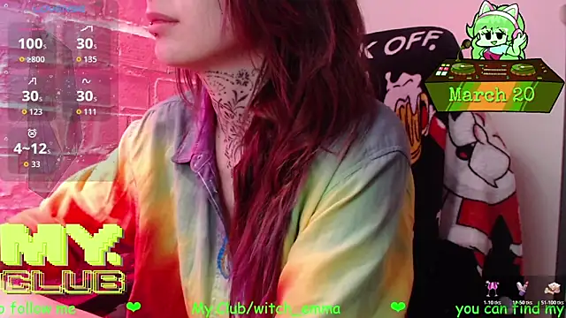 Witch Emma online show from 03.20.26