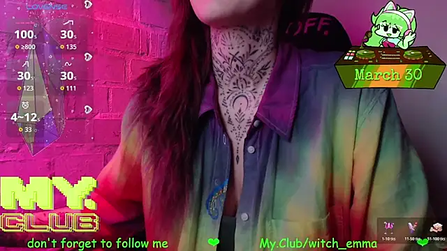 Witch Emma online show from 03.30.26