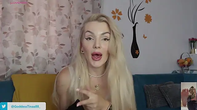 Goddess Tina online show from 09.20.25