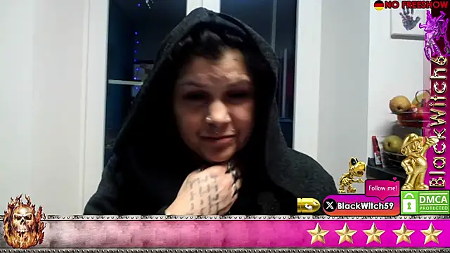 Snapshot of BlackWitch6 chatting on 02.01.26 BlackWitch6 online show from 02.01.26