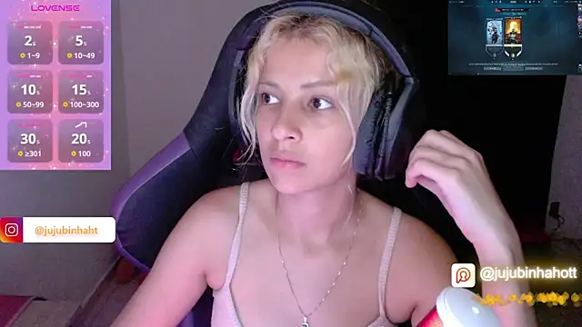 Snapshot of jujubinhahot chatting on 10.29.25 jujubinhahot online show from 10.29.25