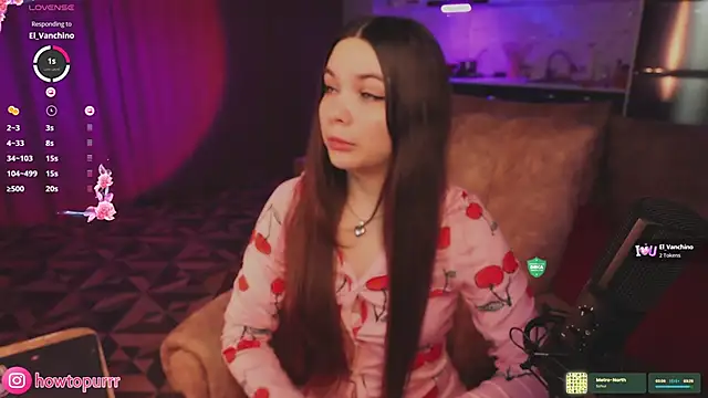 Snapshot of How2Meow chatting on 04.21.26 How2Meow online show from 04.21.26