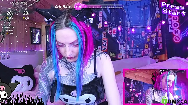 Snapshot of NekoCyber chatting on 02.15.26 NekoCyber online show from 02.15.26